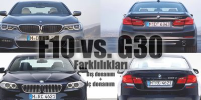 BMW 5 serisi F10 kasa ile yeni 5 serisi G30 kasa farklılıkları | Parcacix