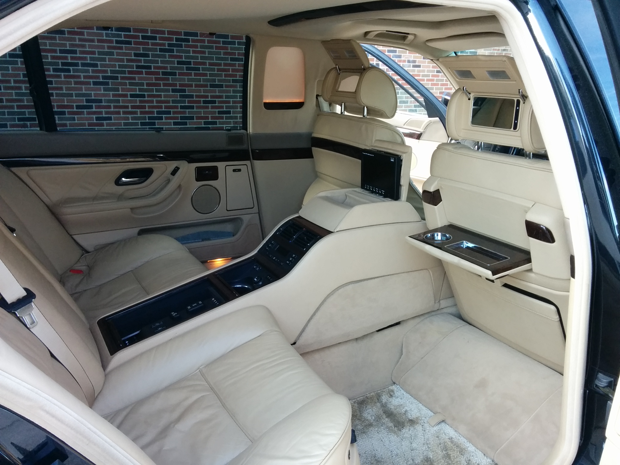 BMW e38 kasa L7 özel seri Limuzin interior iç tasarım | Parcacix
