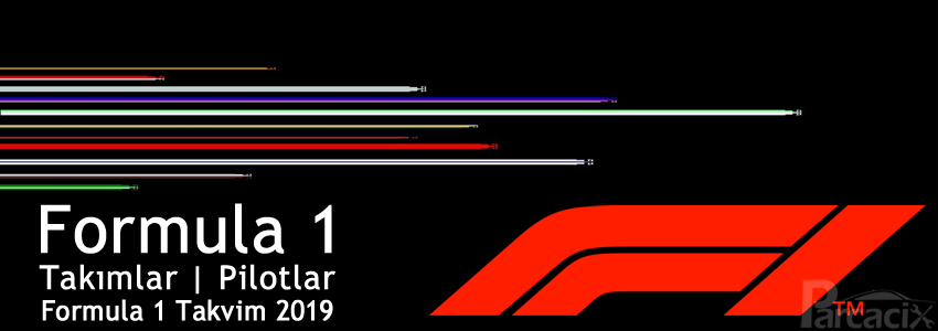 F1 2019 Takımlar | Formula 1 Takım kadroları ve pilotlar | Yarış Takvim | Parcacix Blog